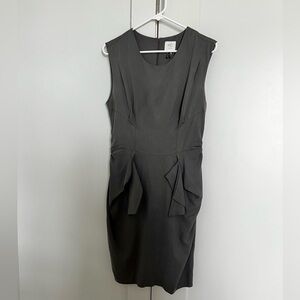 HD In Paris Gray Sheath Dress Size 6